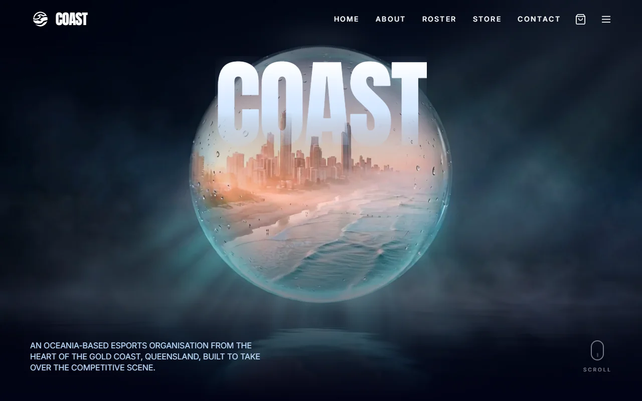 coastesports.com website built by Esports Hub